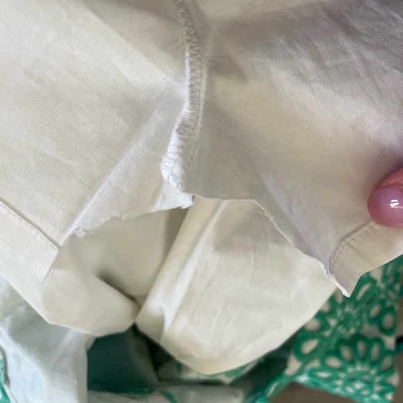 Lilly Pulitzer Green Floral Asymmetrical Dress - Picture 11 of 11